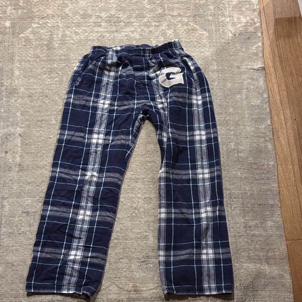Boxercraft Kids Navy Plaid Pajama Bottoms